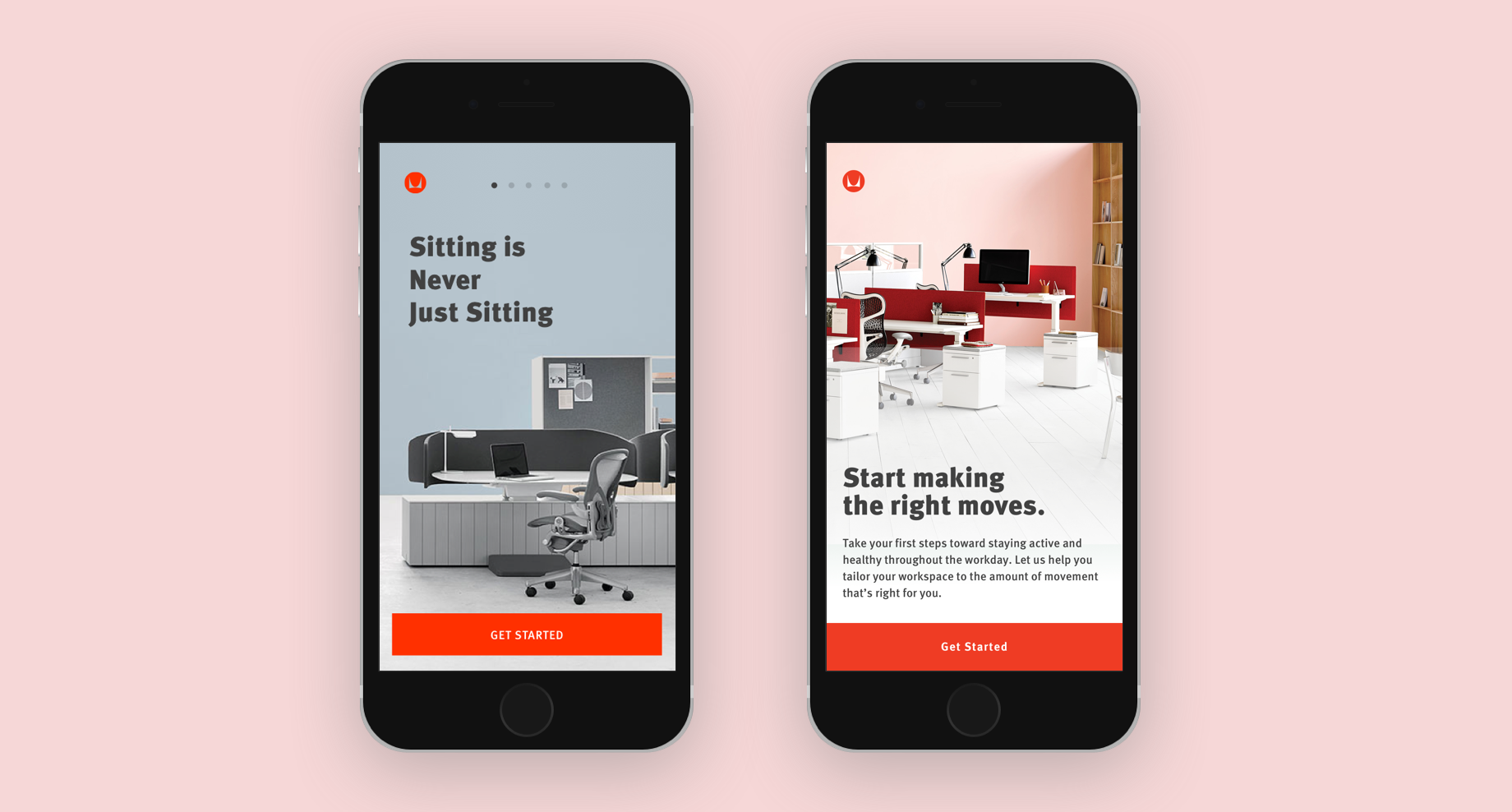 Iterations on our visual language for the introductory page